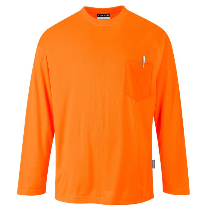 Non Ansi Pocket Orange T-Shirt