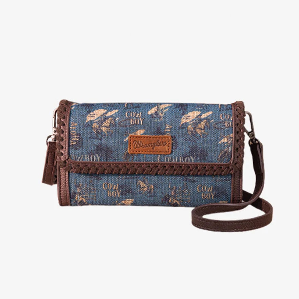 Cowboy Print Mini Crossbody Bag