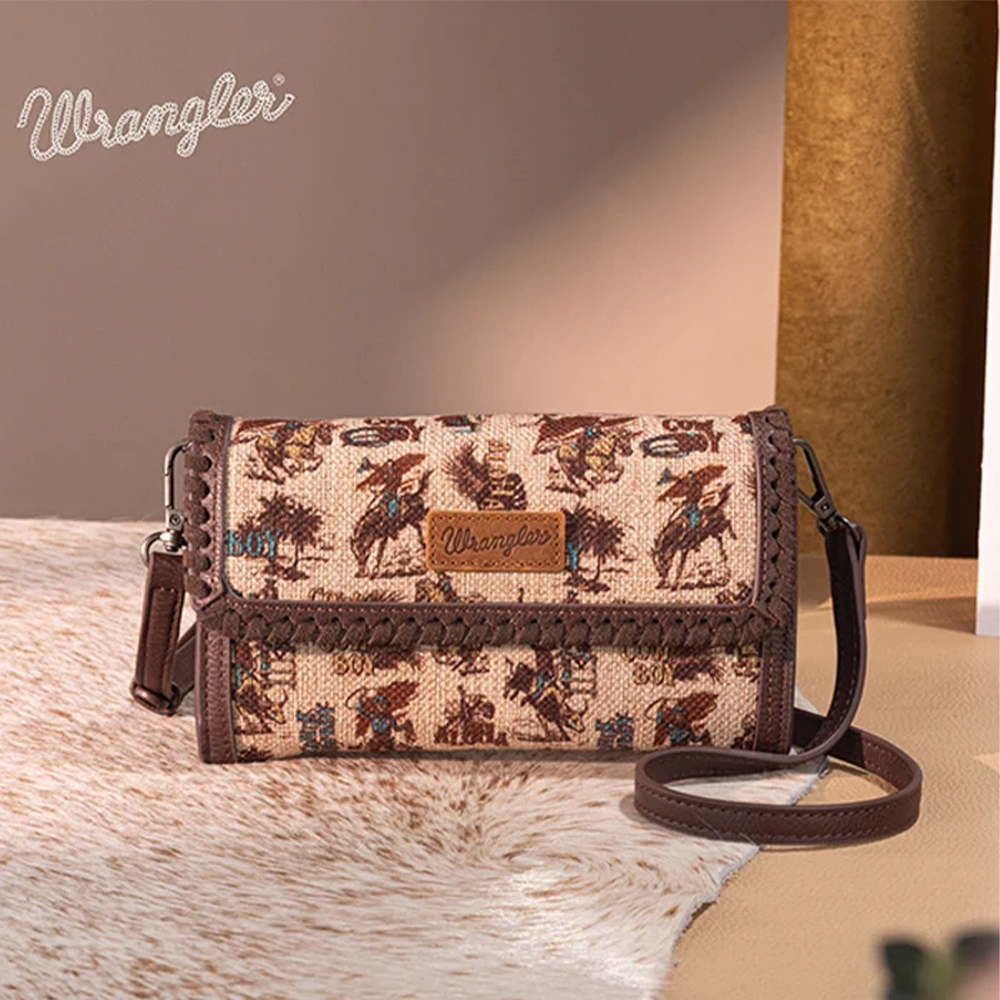 Cowboy Print Mini Crossbody Bag