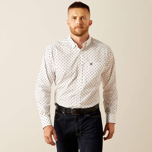 10058949-Wrinkle Free Ross Classic Fit Shirt