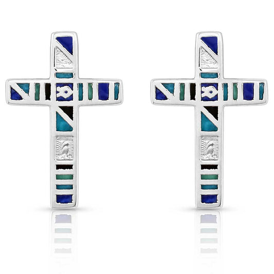Legends Color Cross Earrings ER5094