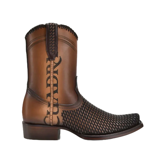 Debver Brown Laser & Woven Narrow