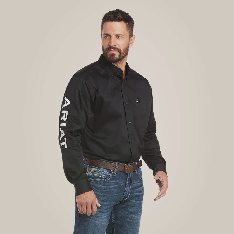 Team Logo Twill Classic Fit Long Sleeve Shirt