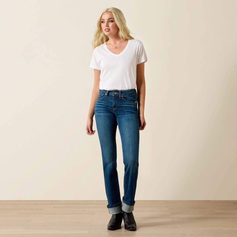 R.E.A.L. Perfect Rise Abby Straight Jean