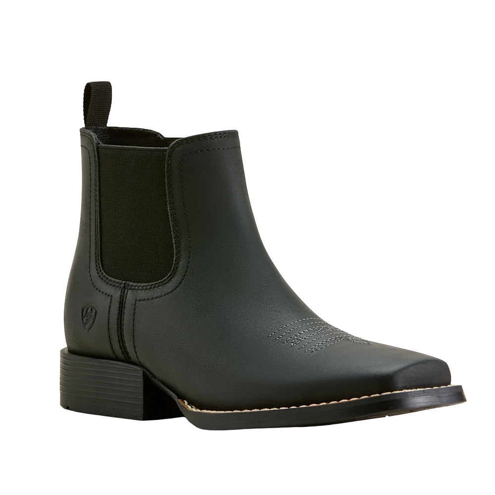 Booker Black Chelsea Western Boot