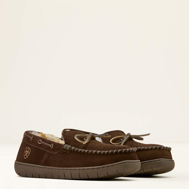 4448-220 Moc Dark Brown Slippers