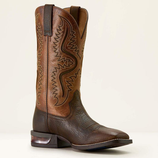 Captivate Wide Square Toe Brown Boot