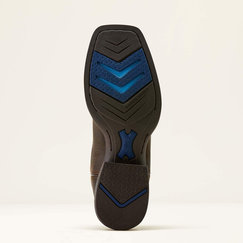 Captivate Wide Square Toe Brown Boot