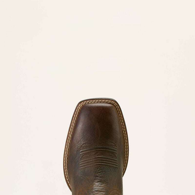 Captivate Wide Square Toe Brown Boot