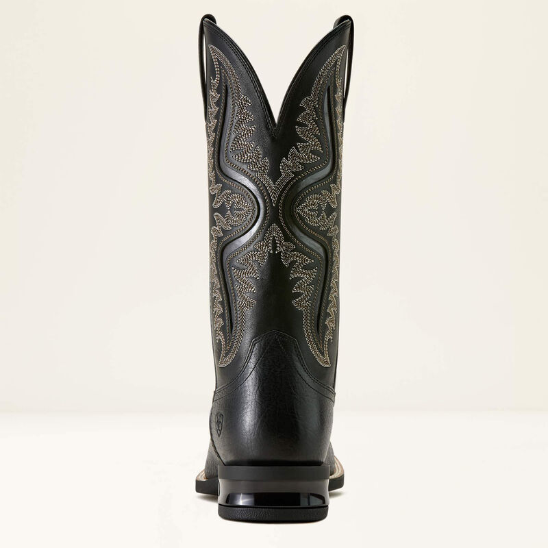 Captivate Wide Square Toe Black Boot