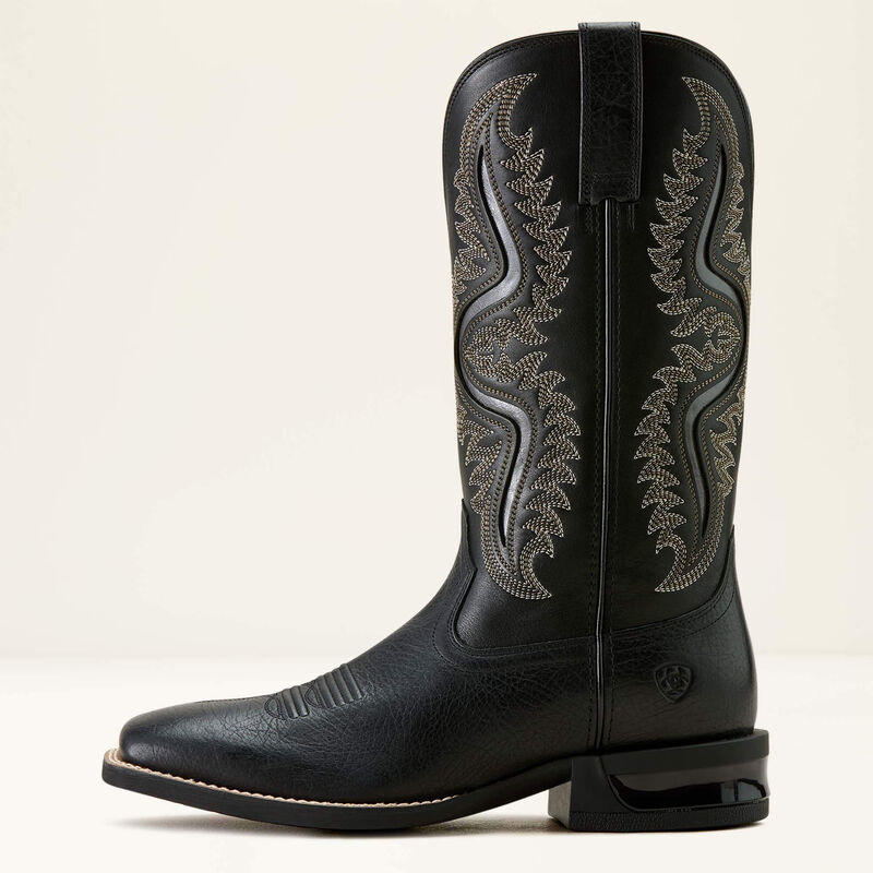 Captivate Wide Square Toe Black Boot