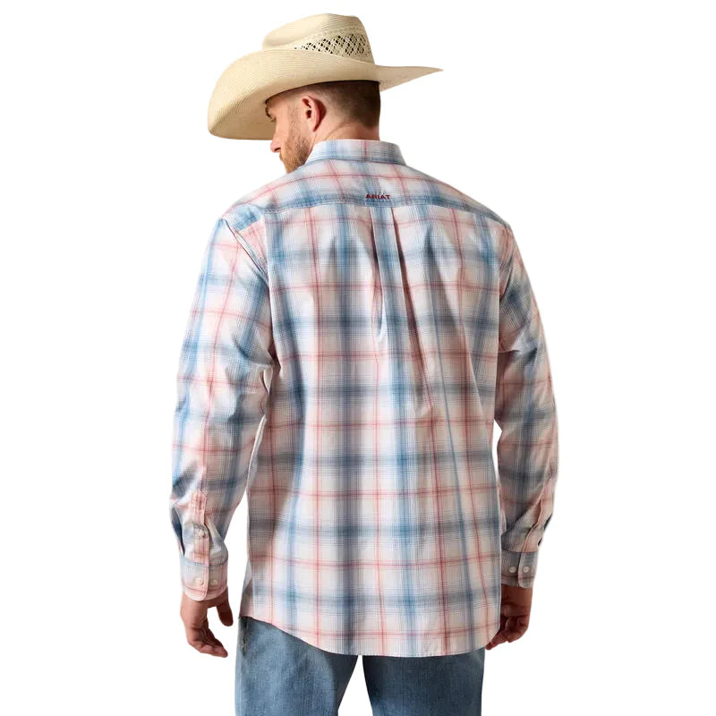 White Plaid Pro Series Teddy Classic Fit Shirt 10071585