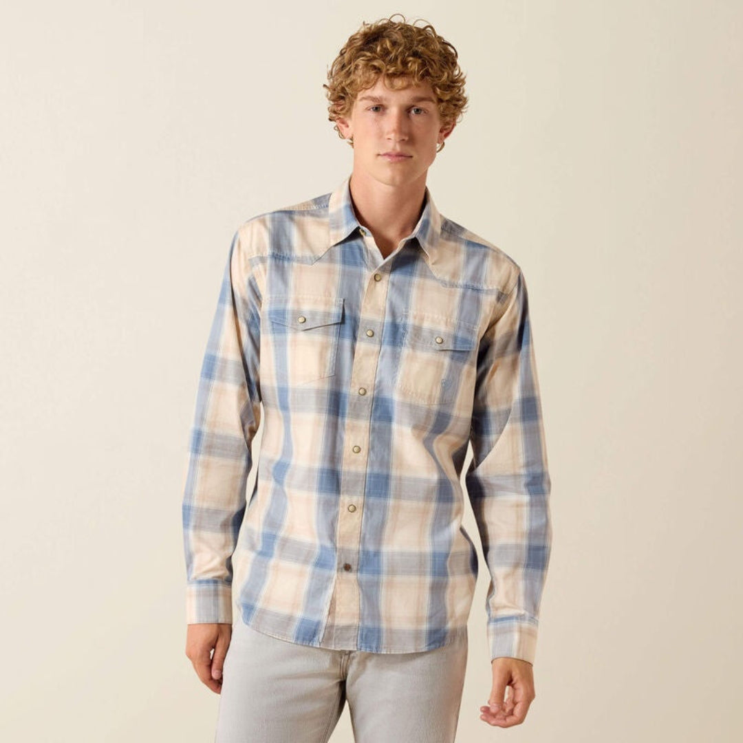 Retro Horace Fitted Snap Shirt 10071619