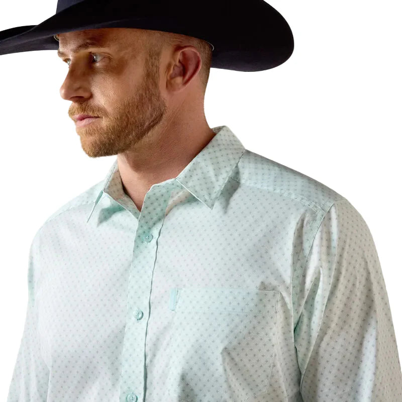 Blue Glow Southwest Crosses Everything Classic Fit Shirt 10073897