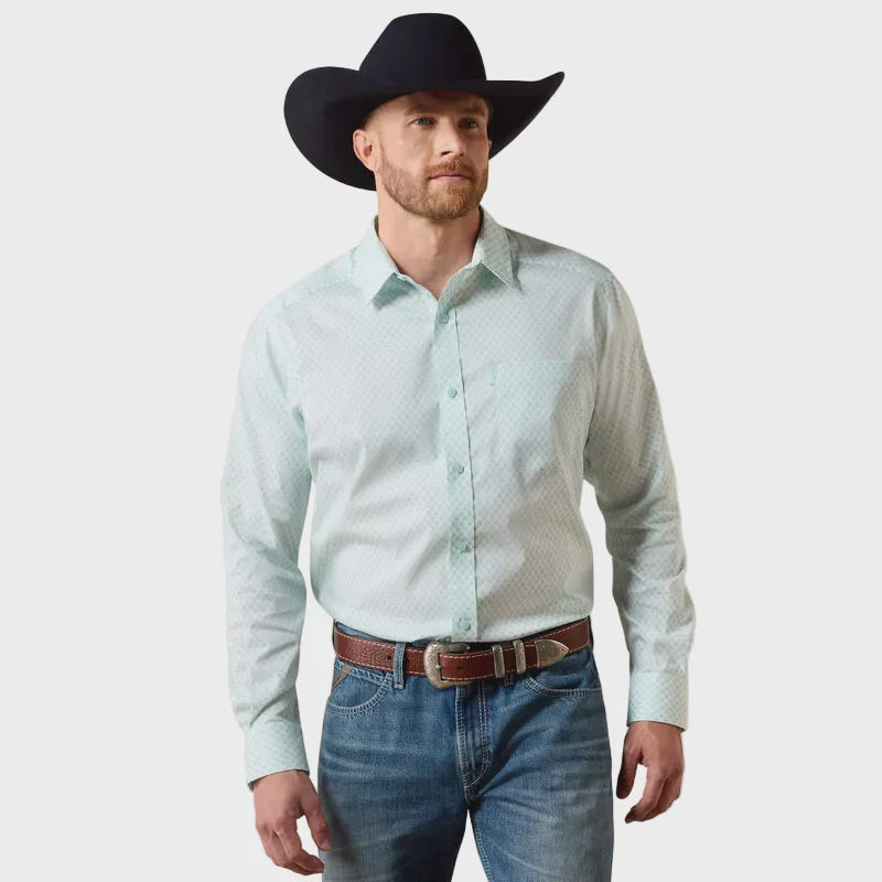 Blue Glow Southwest Crosses Everything Classic Fit Shirt 10073897
