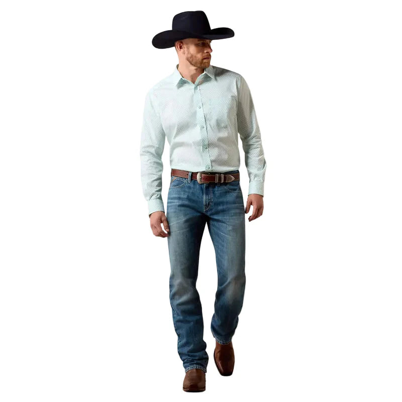 Blue Glow Southwest Crosses Everything Classic Fit Shirt 10073897