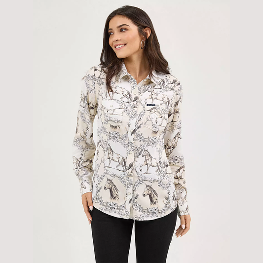 Saddle Up Slim Western Snap Shirt