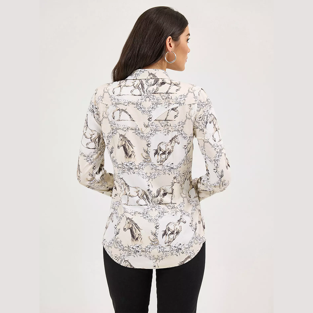 Saddle Up Slim Western Snap Shirt