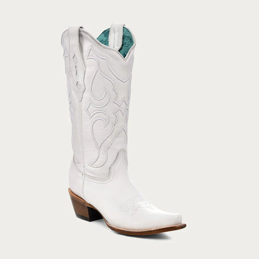 Corral Boots White Embroidery | Z5046 LD
