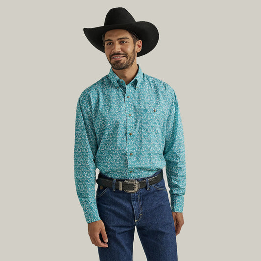 Wrangler George Strait Paisley Teal | 112338087