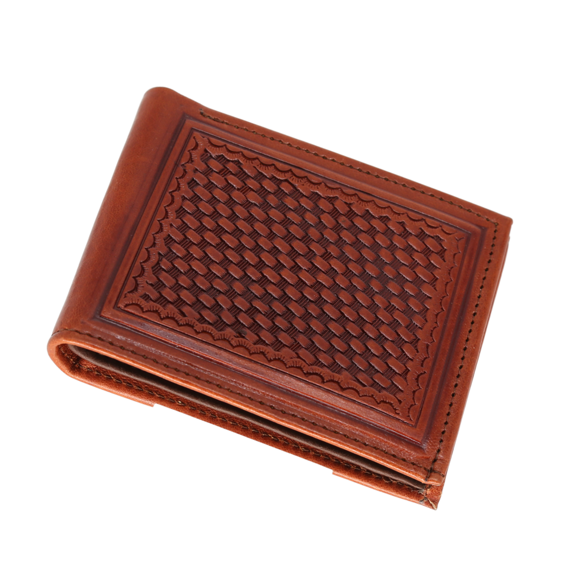Horseshoe Embossed Leather Wallet