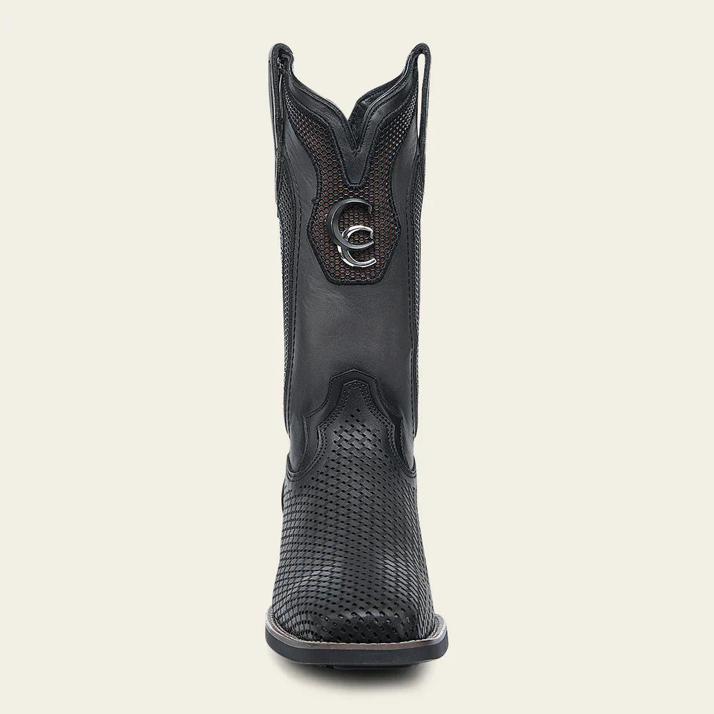 Black Oxford Square Boot