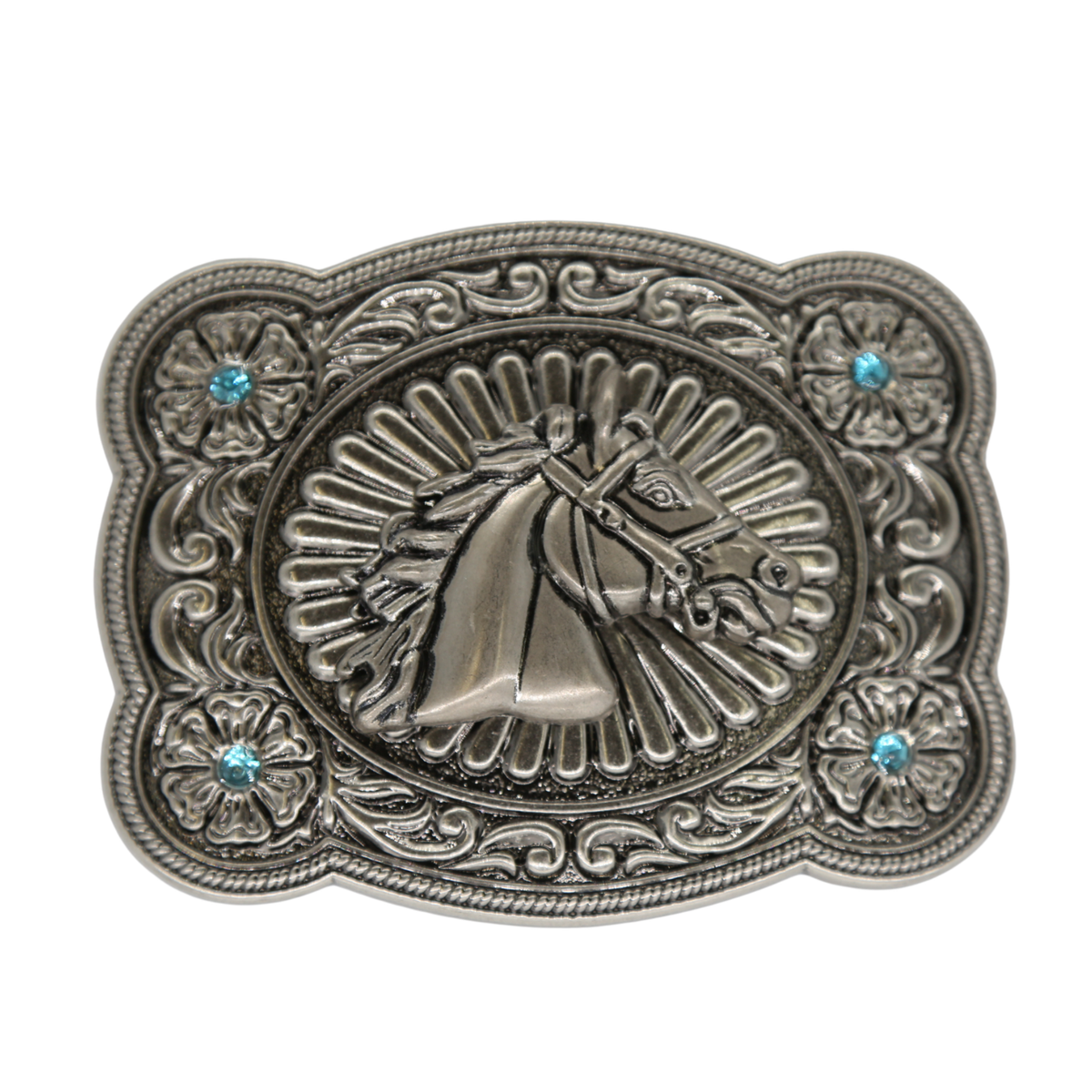 Blue Rhinestones Buckle DW03