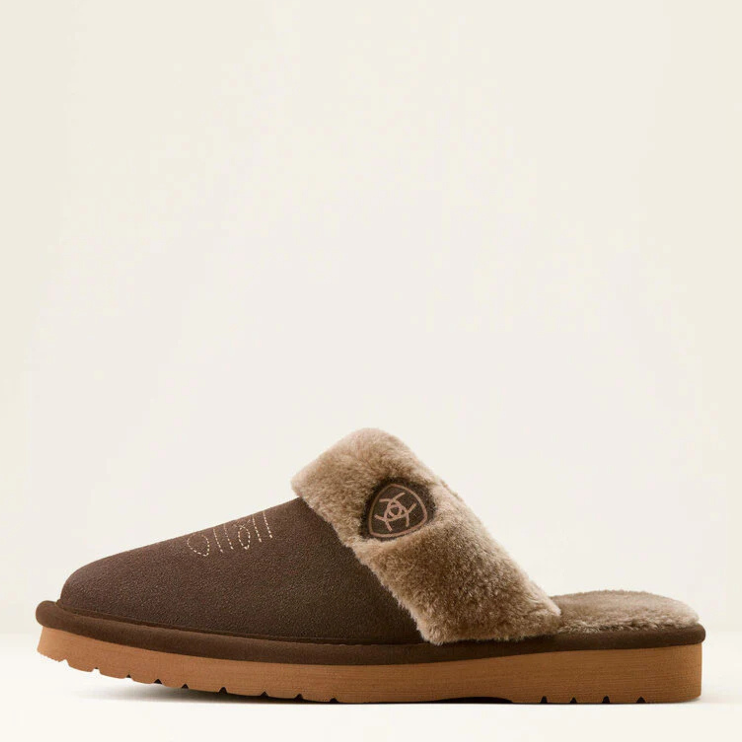 Jackie Chocolate Square Toe Slippers | AR2829-220