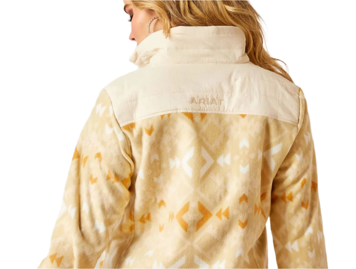 Ladies Prescott Fleece Sand Dune Print Fleece Jacket | 10046169