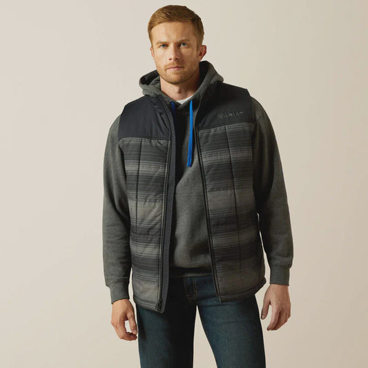 Crius Insulated Vest Black And Serape