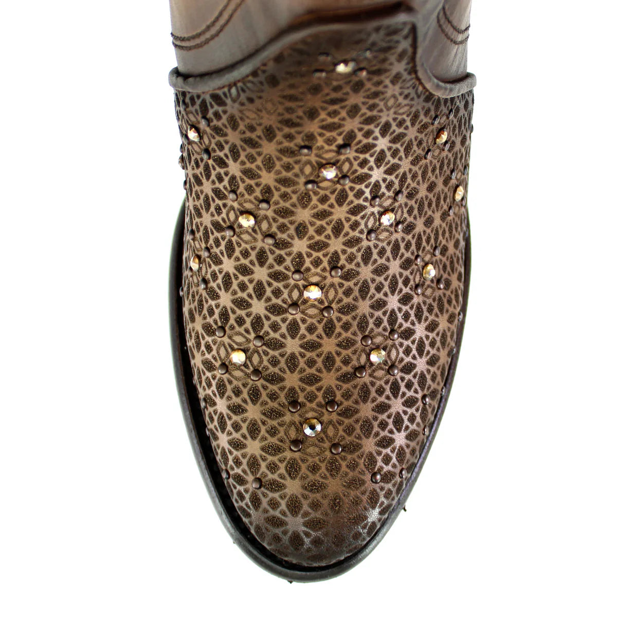 Brown Cowhide Laser & Crystals | CU773