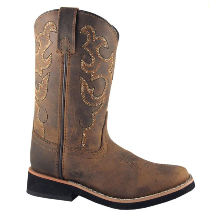 Smoky Mountain Kid's Pueblo Cowboy Boots Crazyhorse | 3520C