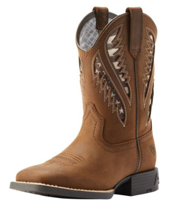 Ariat  KID'S VentTEK Western Boots - Broad Square Toe | 10044485