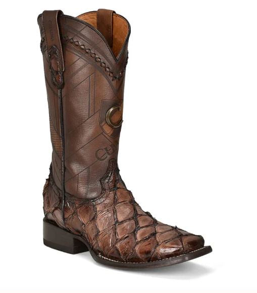 Cuadra Mens Genuine Pirarucu Fish Leather Boots  | CU789