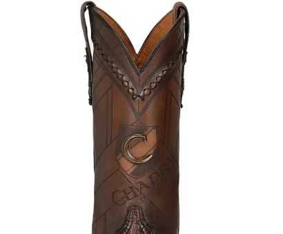 Cuadra Mens Genuine Pirarucu Fish Leather Boots  | CU789