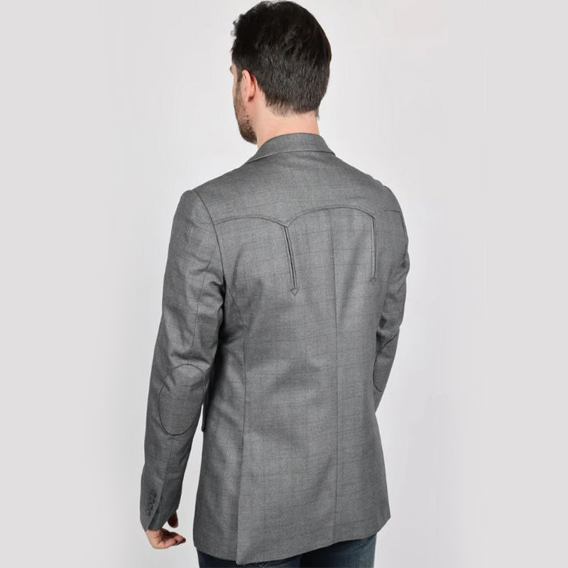 Elbow Patch Light gray Blazer