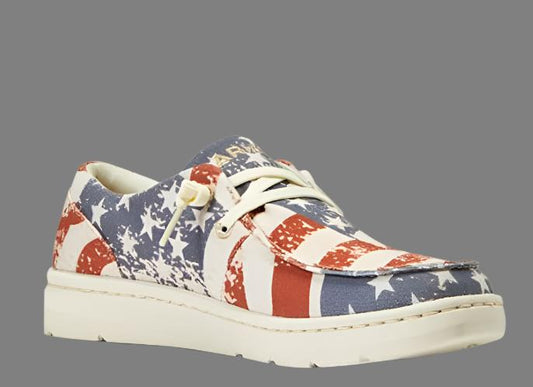 HILO DISTRESSED AMERICAN FLAG CASUAL SHOES | 10040317