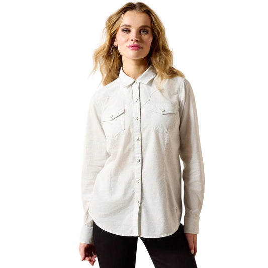 Rope Stripe Stella Western Snap Shirt 10071063