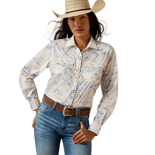 Turtledove Faded Western Southwest Print VentTEK Shirt 10071065