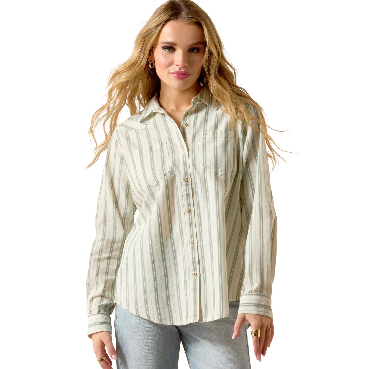Sea Stripe Billie Jean Shirt 10071523