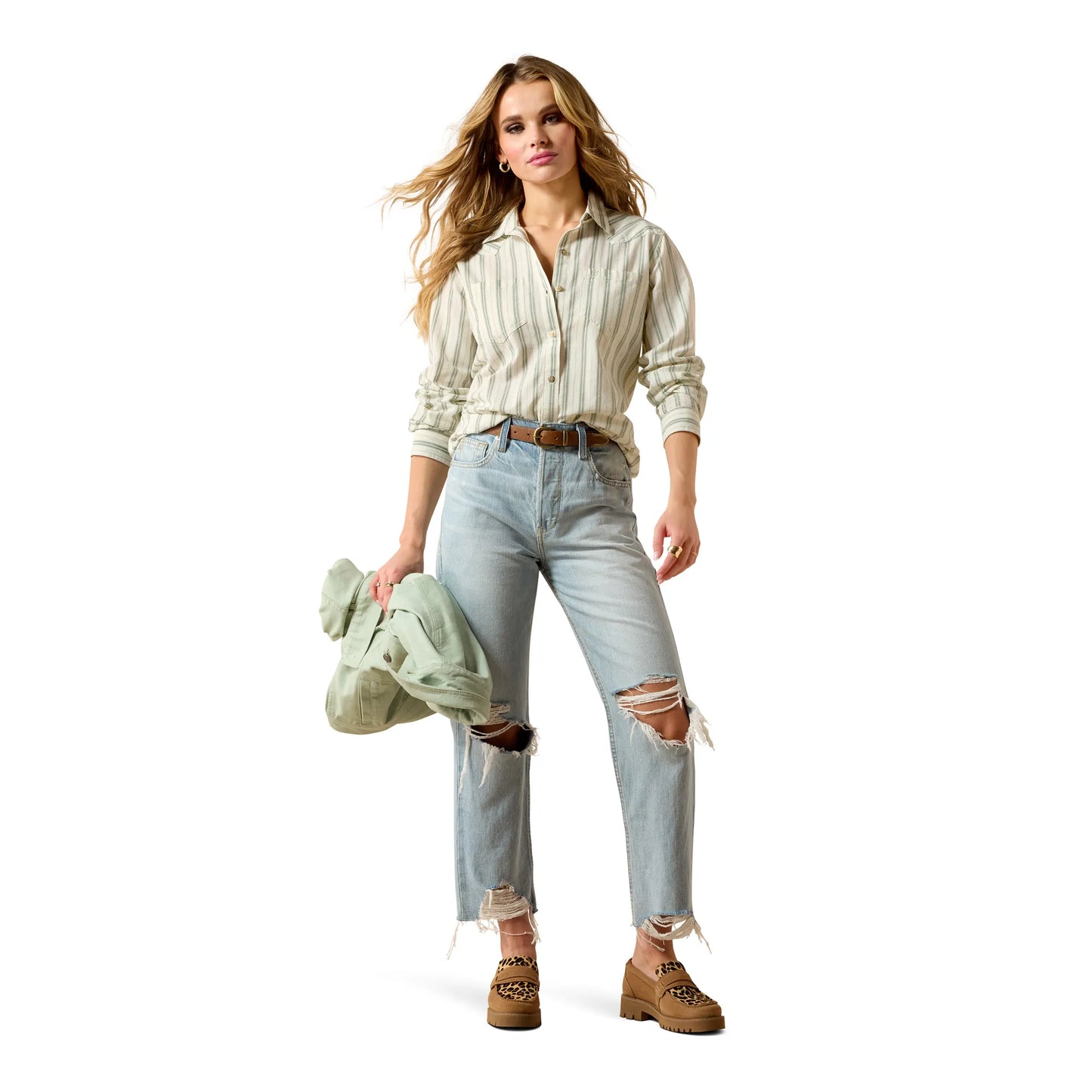 Sea Stripe Billie Jean Shirt 10071523