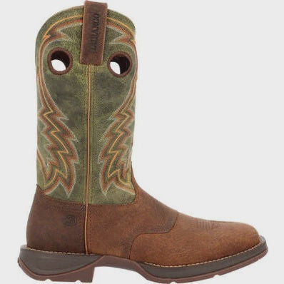 Rebel 12" Green Work Boot