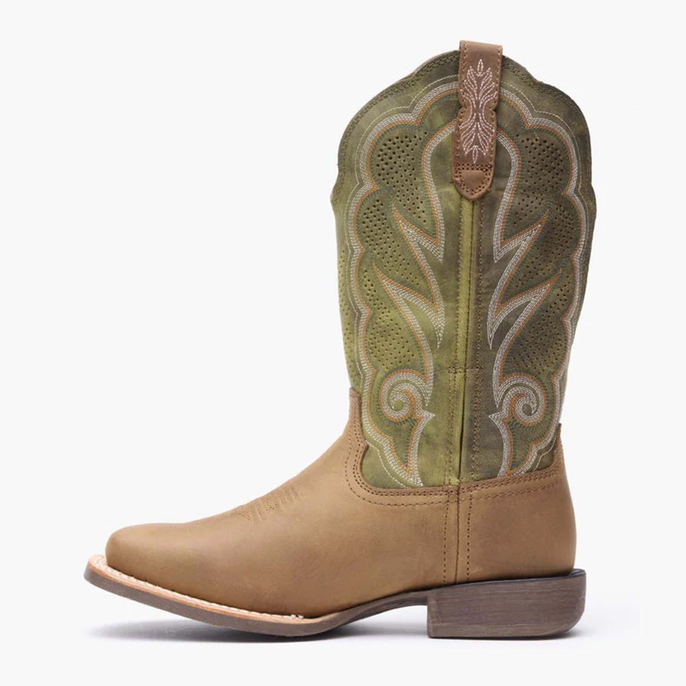 DRD0378 Rebel Pro Ventilated Olive Western Boot