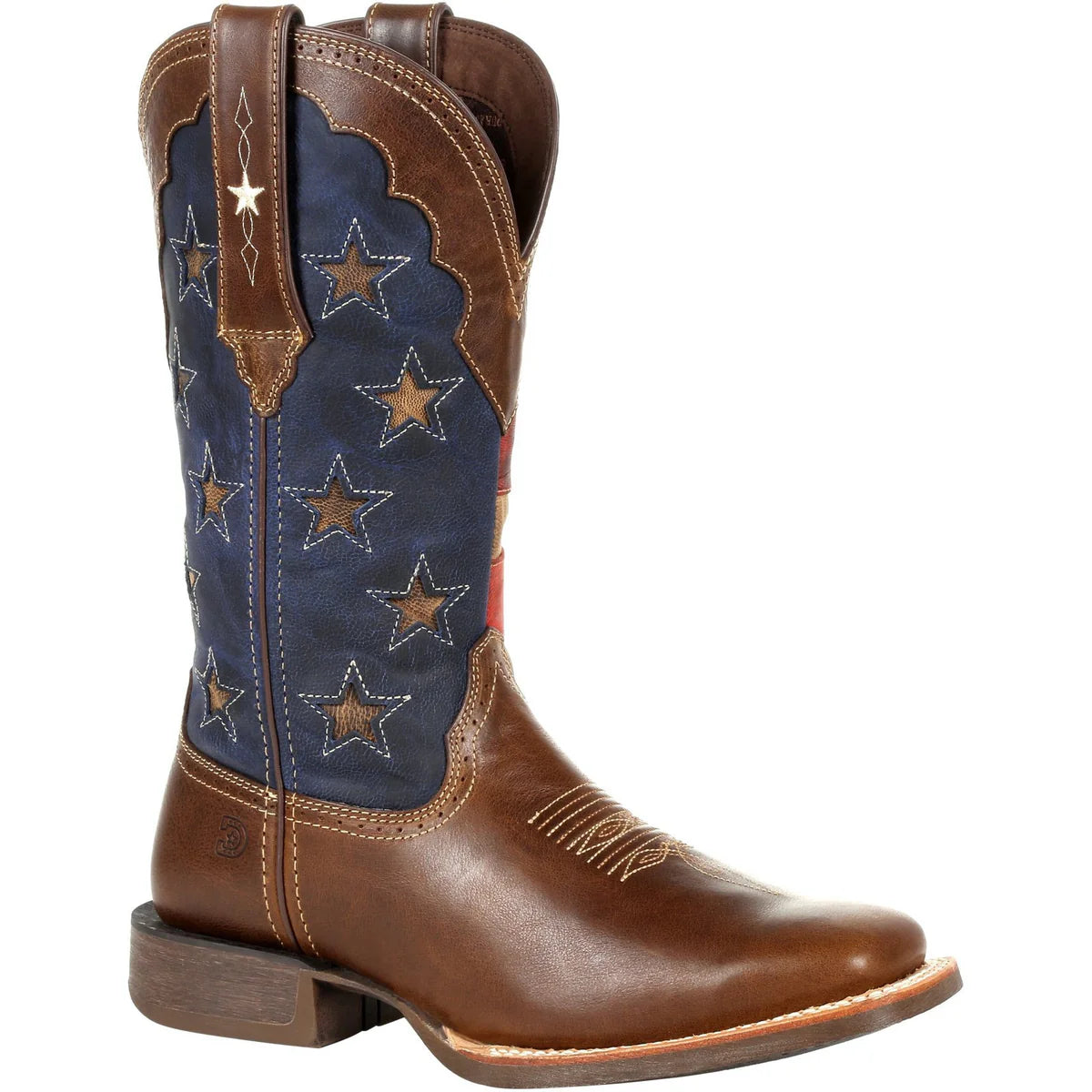 Vintage Flag Western Boot