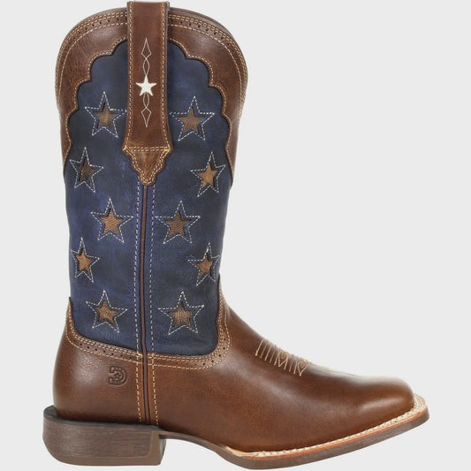 Vintage Flag Western Boot