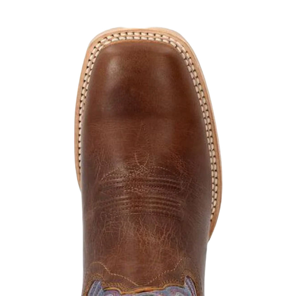 Rebel Golden Brown an Periwinkle Western Boot