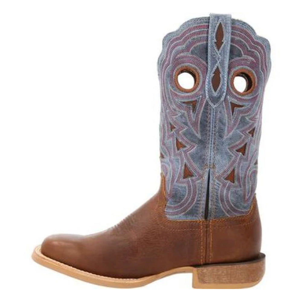 Rebel Golden Brown an Periwinkle Western Boot