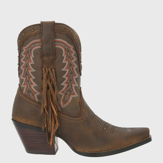 Crush Roasted Pecan Western Booties