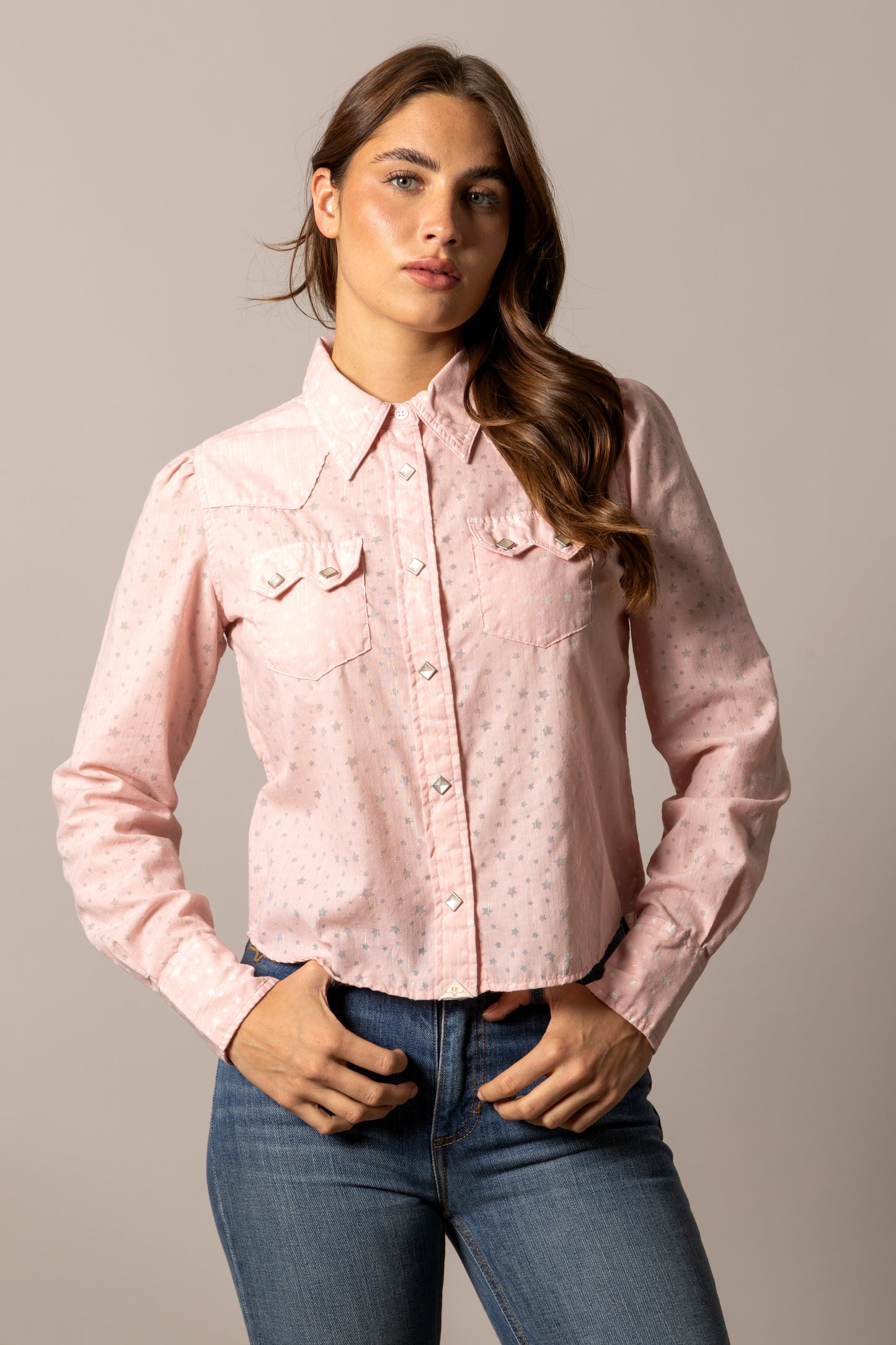 Etoile Light Pink Western Shirt