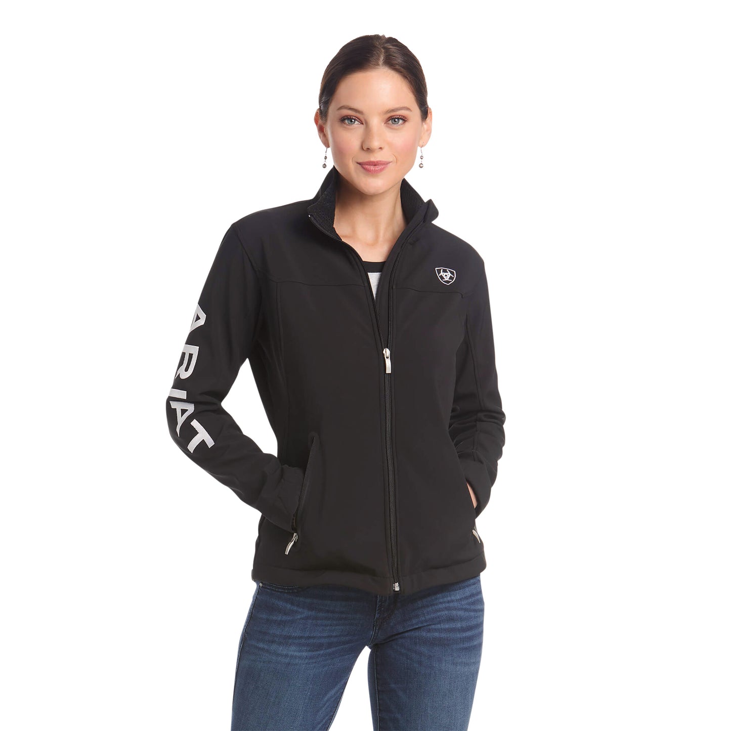 Black New Team Softshell Jacket